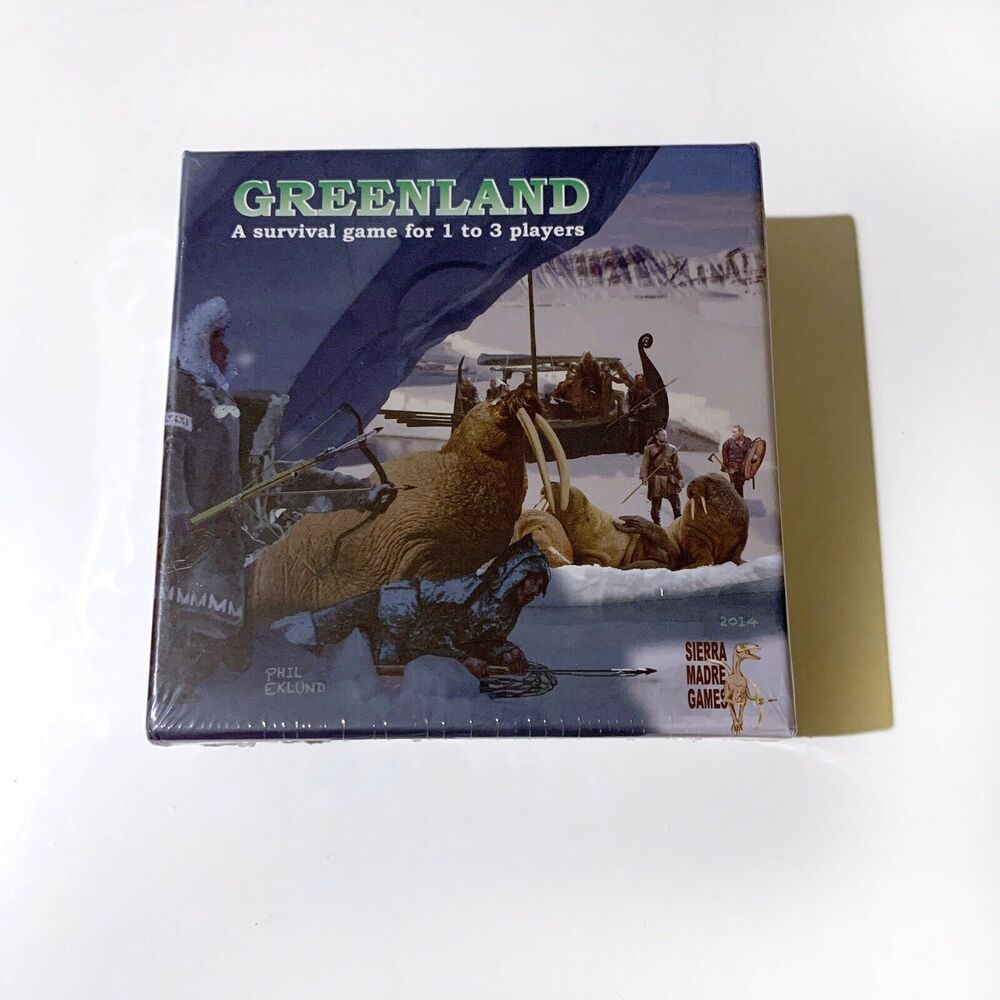 Sierra Madre Boardgame Greenland (1st Ed) 2014 Survival Game Cards Strategy